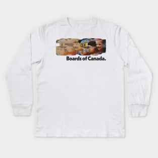 Boards Of Canada / Original Retro Glitch Art Design Kids Long Sleeve T-Shirt